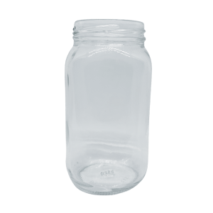 Frasco de vidrio cuadrado, boca 63 mm 500 cc