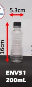 Envase para líquido 200 cc