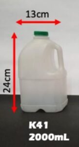 Envase lácteo 2 L