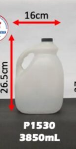 Envase lácteo 3,85 L