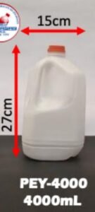 Envase lácteo 4 L