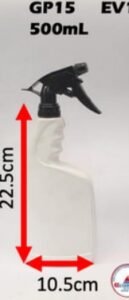 Envase multiuso con tapa, válvula o pistola industrial 500 cc