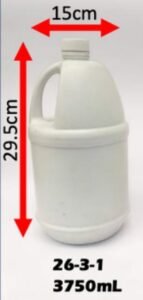Envase cilíndrico con tapa de seguridad 3,75 L