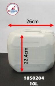 Garrafa cuadrada y rectangular 10 L