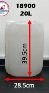 Garrafa apilable rectangular 20 L