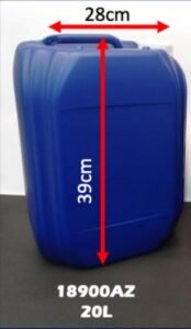 Garrafa rectangular apilable 20 L