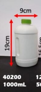 Envase botero con tapa de seguridad 1 L