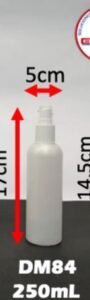 Envase cosmético multiuso blanco 250 cc