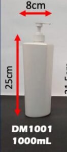 Envase cosmético multiuso blanco 1 L