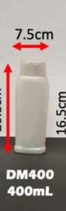 Envase cosmético multiuso blanco 400 cc