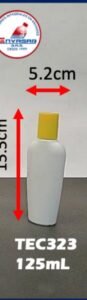 Envase cosmético multiuso blanco 125 cc