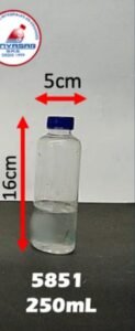 Envase cosmético multiuso transparente 250 cc