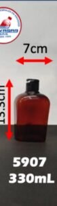 Envase cosmético multiuso transparente 330 cc