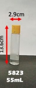 Envase cosmético multiuso transparente 55 cc