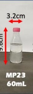 Envase cosmético multiuso transparente 60 cc