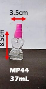 Envase cosmético multiuso transparente 37 cc