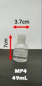 Envase cosmético multiuso transparente 49 cc