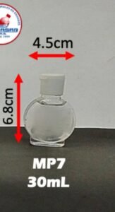 Envase cosmético multiuso transparente 30 cc