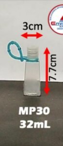 Envase cosmético multiuso transparente 32 cc