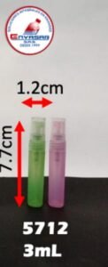 Envase perfumero 3 cc