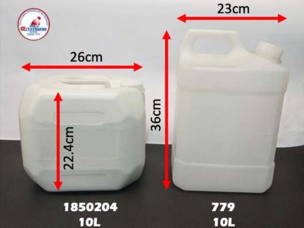 Garrafa cuadrada y rectangular — Envasar SAS