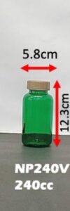 Pastillero cilíndrico 240 cc