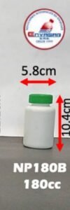 Pastillero cilíndrico 180 cc