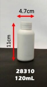 Envase cilíndrico 120 cc