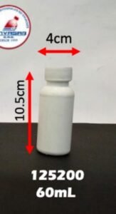 Envase cilíndrico 60 cc