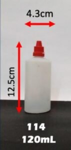 Envase gotero 120 cc