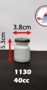 Pastillero tapa flecha y envase para orina 40 cc