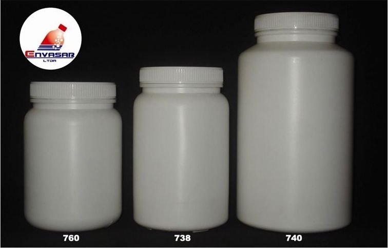 Tarros blancos con tapa — Envasar SAS