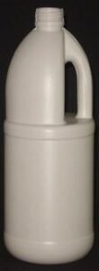 Garrafa cilíndrica recuperada blanca 1 L