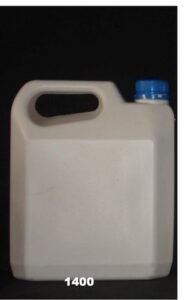 Garrafa blanca recuperada con tapa y tapón 3 L