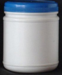 Envase blanco recuperado con tapa 500 cc