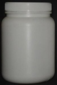 Envase blanco con tapa 750 cc