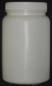 Envase blanco con tapa 1 L
