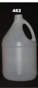 Envase cilíndrico natural con tapa y tapón 4 L