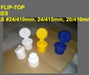 Tapa flip-top larga 24/410, 24/415 y 20/410 mm