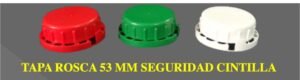 Tapa rosca 53 mm con cintilla de seguridad