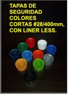 Tapa de seguridad corta 28/400 mm con liner less