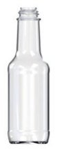 Botella de vidrio, rosca 24 mm 165 cc