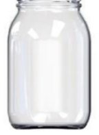 Frasco de vidrio, boca 63 mm 500 cc